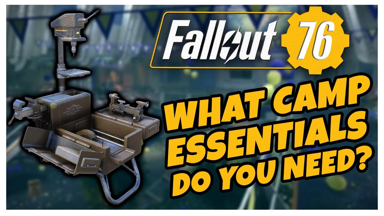 НЕОБХОДИМЫЕ ПРИНАДЛЕЖНОСТИ ДЛЯ ЛАГЕРЯ В FALLOUT 76 | Fallout 76