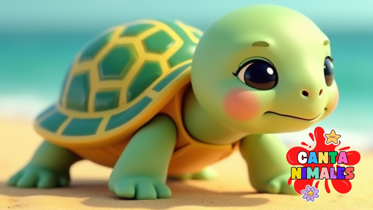 Tortuguita Pasito Lento 🐢🌿 | música infantil para jugar y calmar