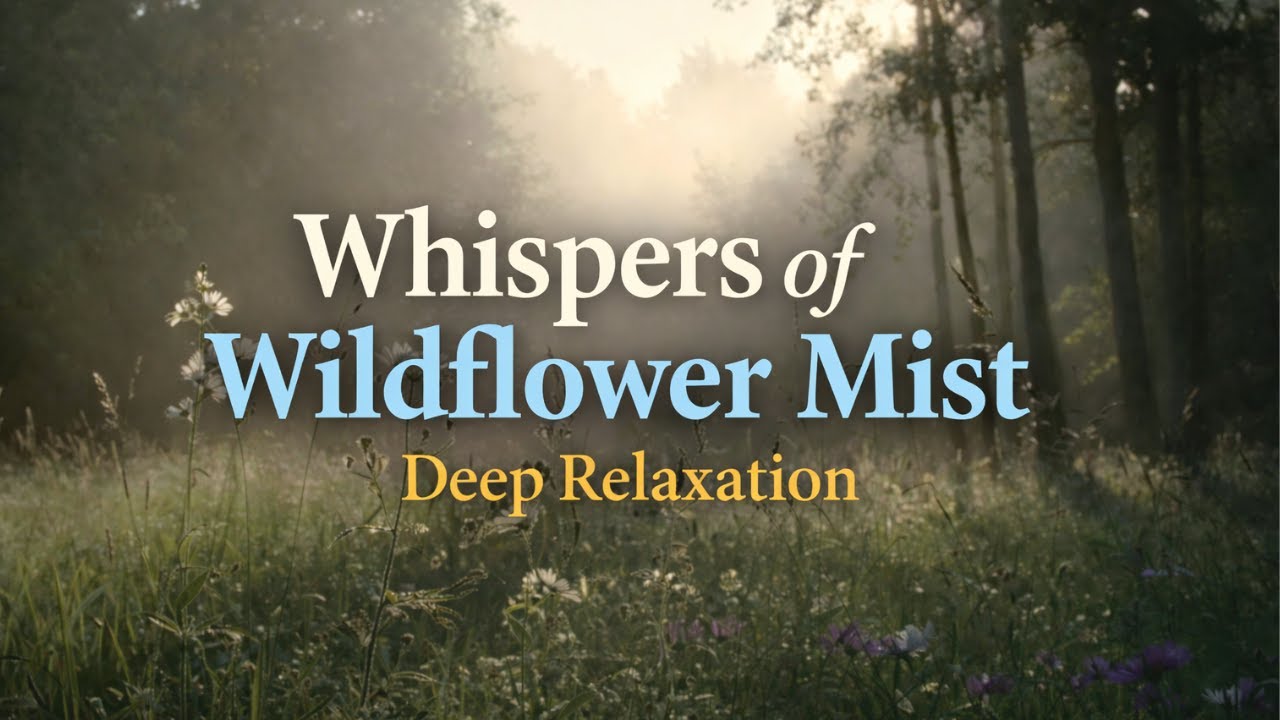 Whispers of the Wildflower Mist | Serene Guzheng & Piano for Deep Sleep, Relaxation & Stress Relief