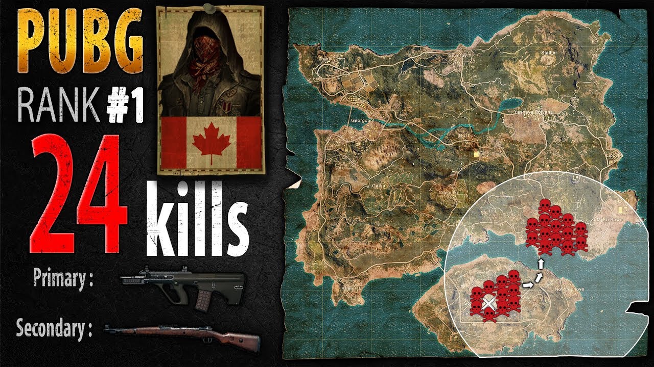 PUBG Rank 1 - Kaymind 24 kills [NA] Solo FPP - PLAYERUNKNOWN'S BATTLEGROUNDS