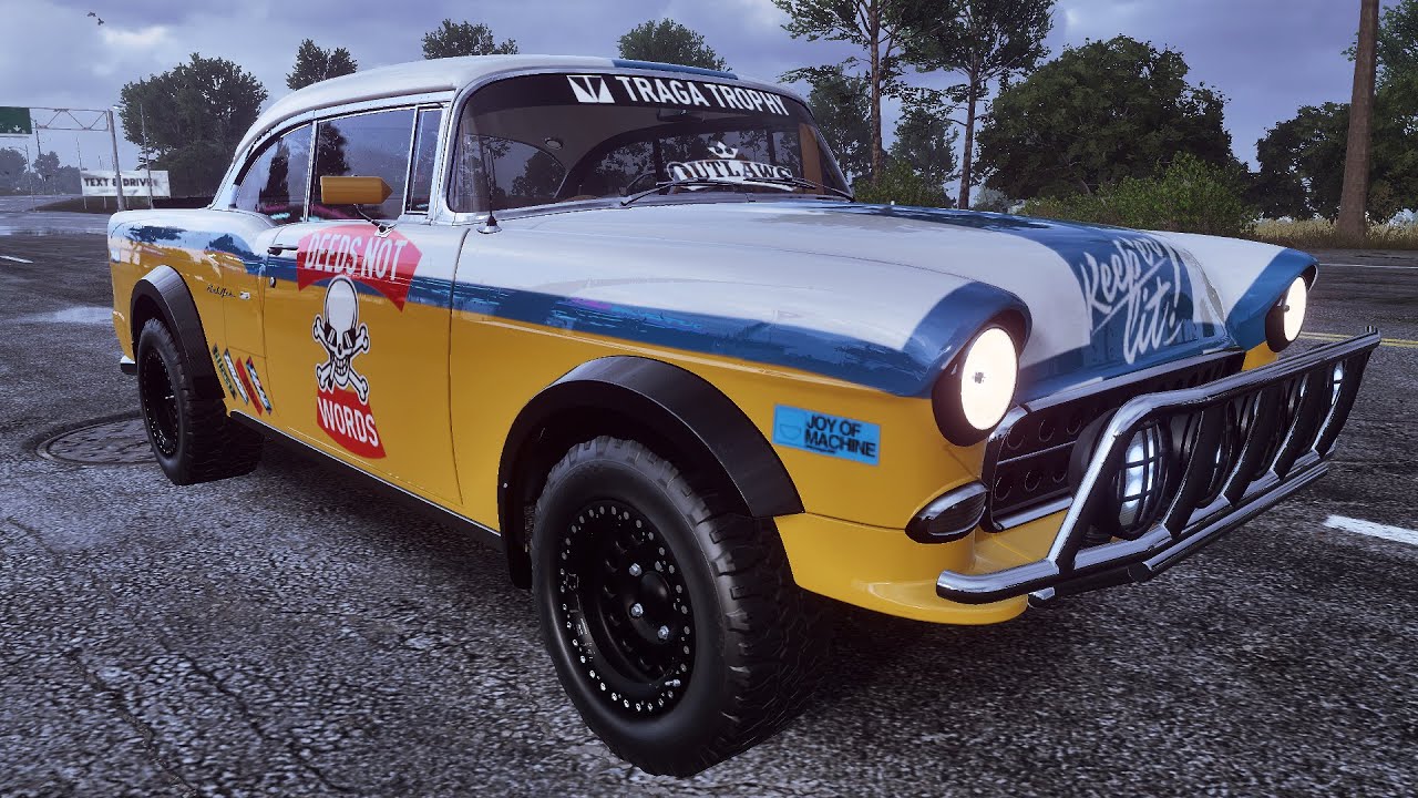 Recreating Mac's 1955 Chevy Bel Air from NFS Payback - Need For Speed HEAT Chevy Bel Air custom.