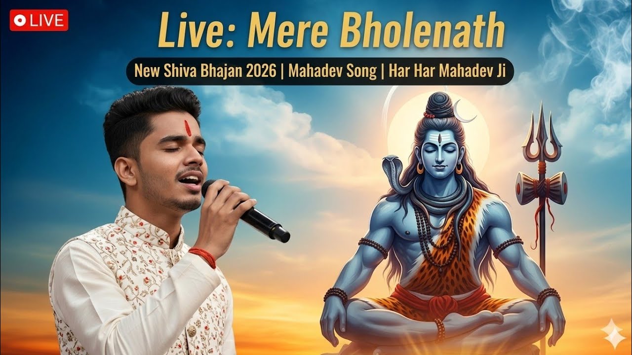 मेरे भोलेनाथ | New Shiva Bhajan 2026 | Mahadev Song | Har Har Mahadev | Shivratri Special