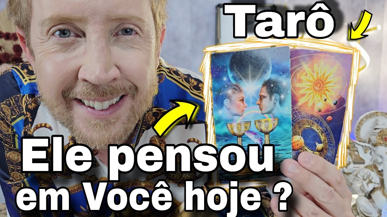 ELE PENSOU EM VOCÊ HOJE ? O QUE PENSOU ? Tarô de hoje,rei do oráculo hoje,bubatarohoje,elepensaemmim