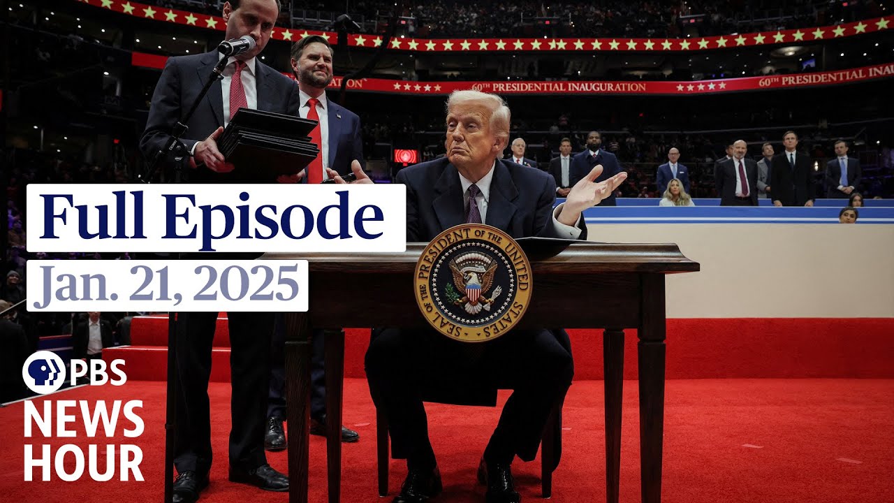 PBS News Hour West live episode, Jan. 21, 2025