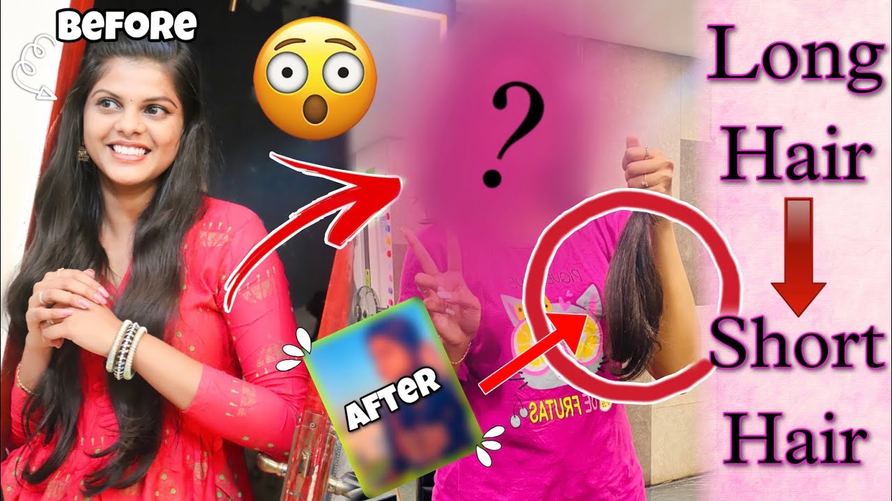 My Haircut Transformation 💇🏻‍♀️ | Extreme Long to Short Hair Transformation | Appa Semma Thittu 🥺