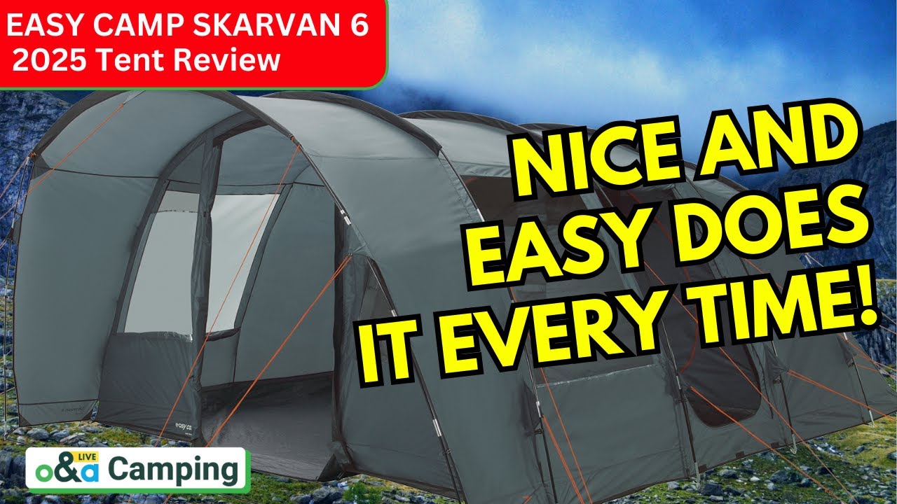 Easy Camp Skarvan 6 - the award-winning family tent that's an 