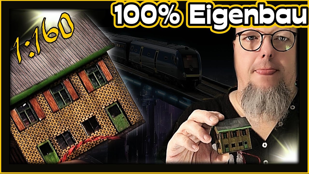 Lasercut: 2. Gebäude wieder aus der eigenen Werkstatt.🚂 [