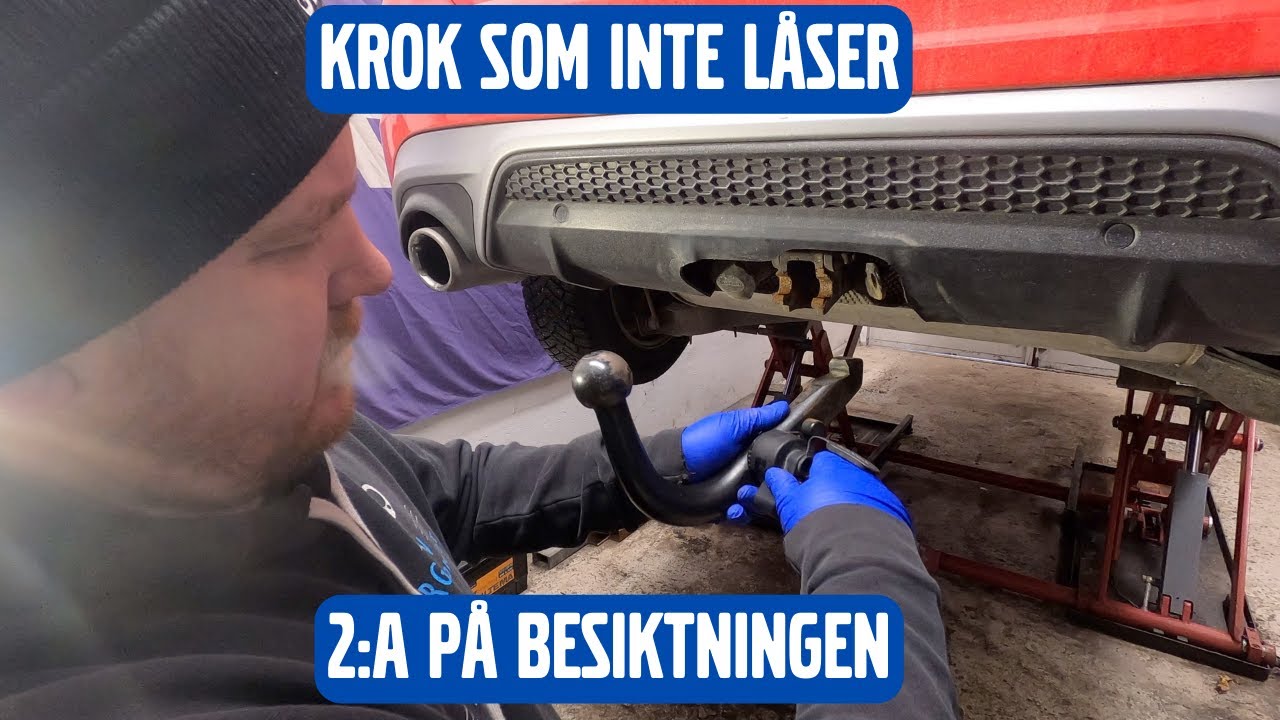 Delbar dragkrok som inte gick igenom besiktningen, vi fixar!