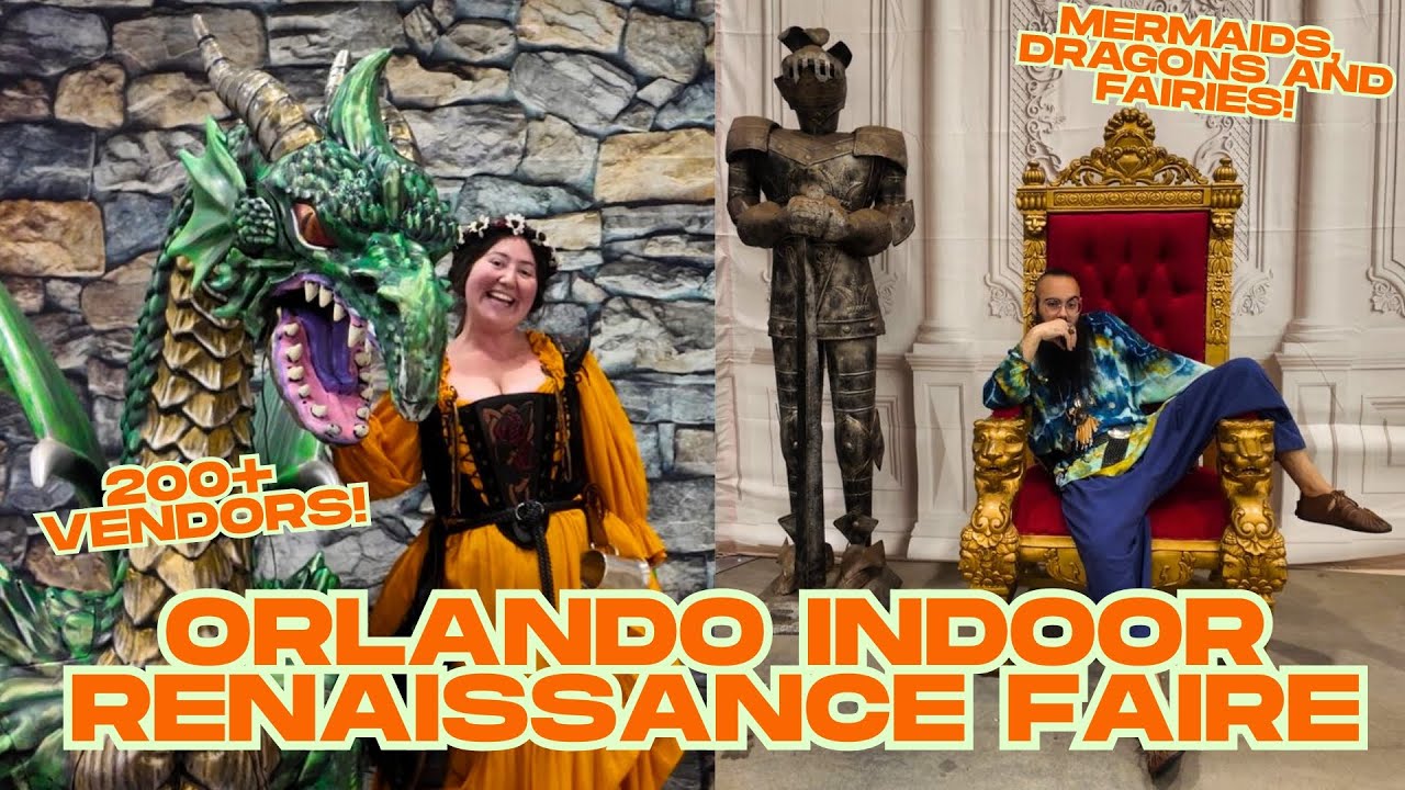 🏰 Orlando’s First Indoor Renaissance Faire! ✨ Magik & Mythk Festival 2025 🎭🧚‍♀️
