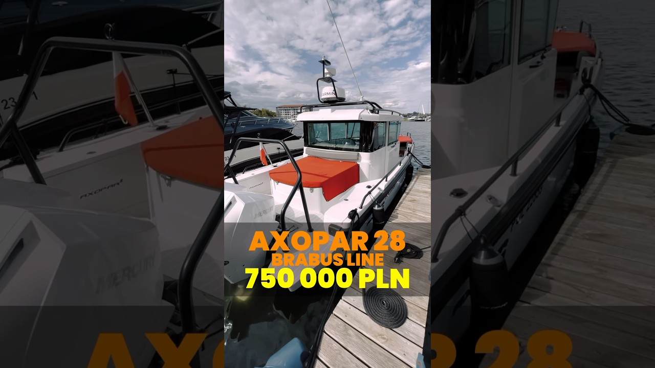 ✅Dzisiaj sprawdzam zupełnie niestandardowy jacht motorowy Axopar 28 Brabus Line 🥂Zostaw SUBa ✅🤙