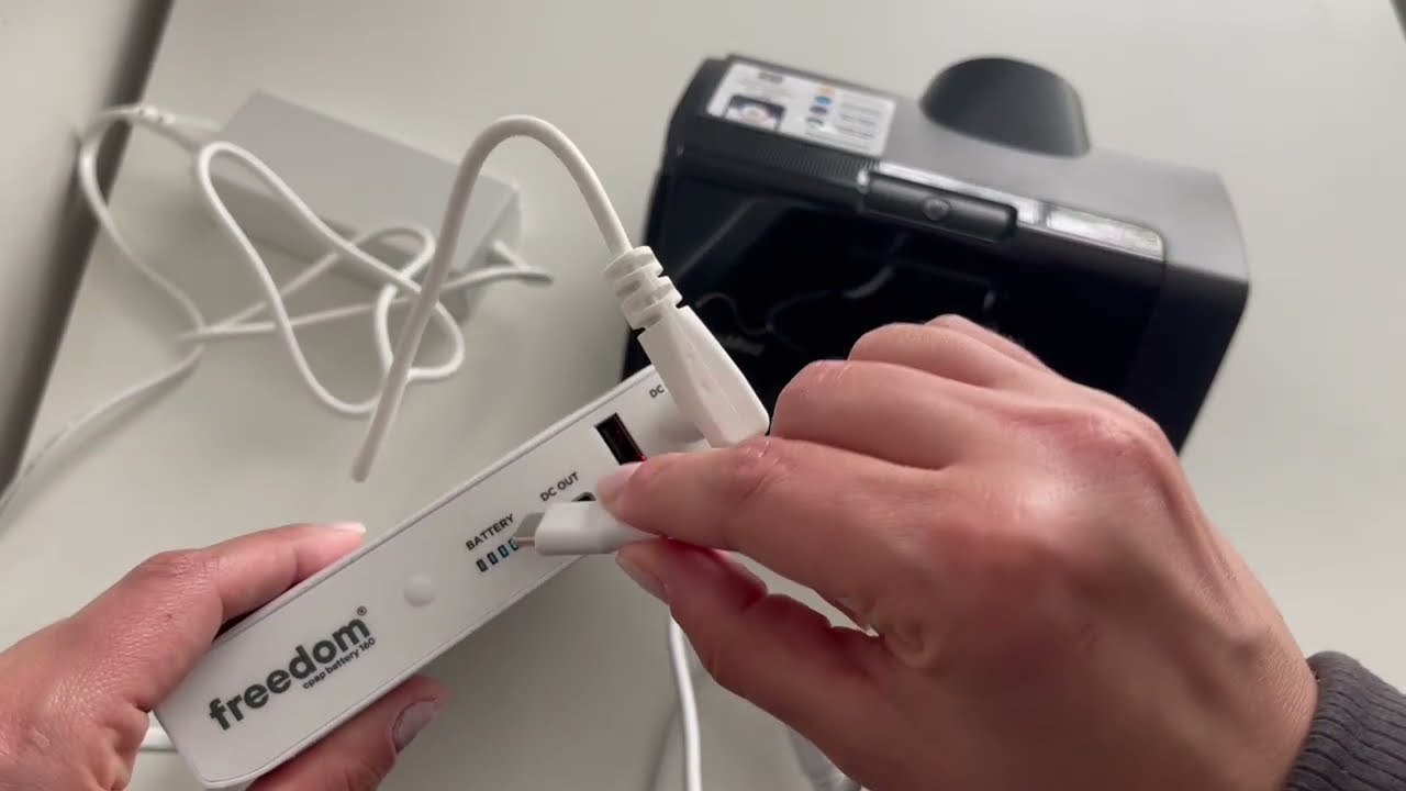 How To Connect Freedom 160 Battery to the ResMed AirSense 10 CPAP Machine - The CPAP Shop