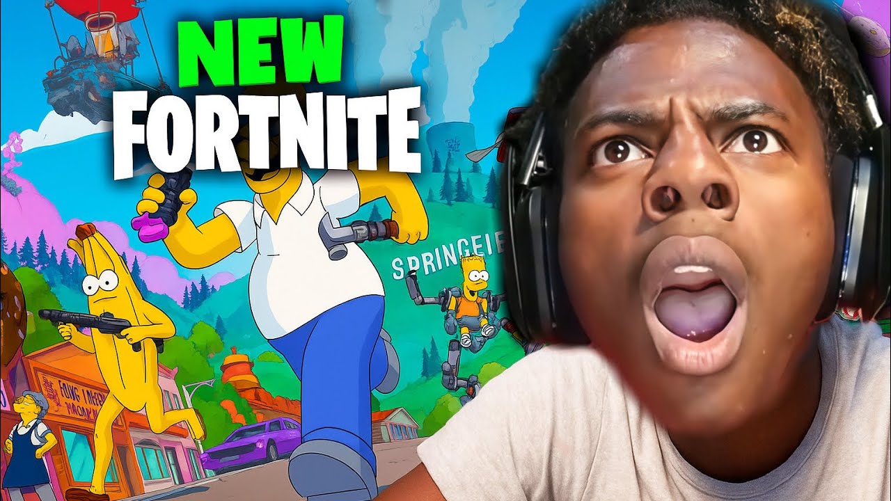 iShowSpeed Plays The NEW Fortnite x Simpsons Event