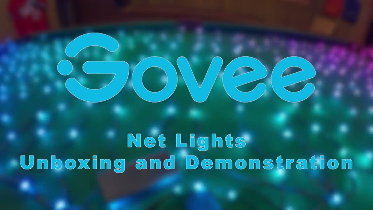 Govee Net Lights Unboxing and Demonstration