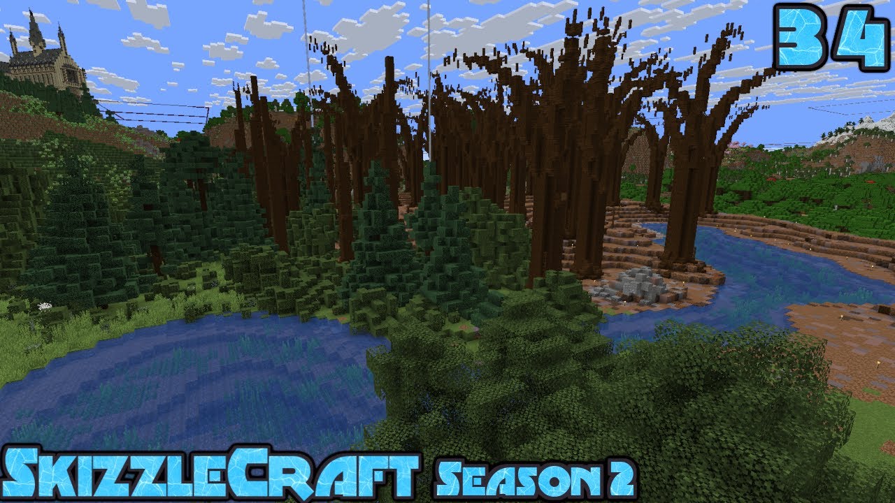 The Forbidden Forest | SkizzleCraft Season 2 | Hogwarts Base | Minecraft | Ep 34