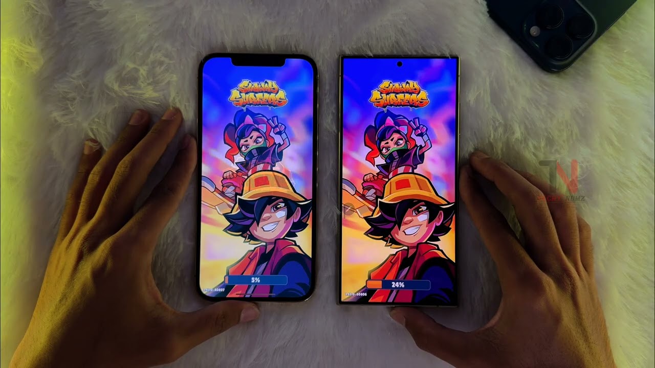 Samsung S24 Ultra Vs iPhone 12 Pro Max😱#techynumz #techtech ##unboxing #1m #speedtest #shorts #s24 