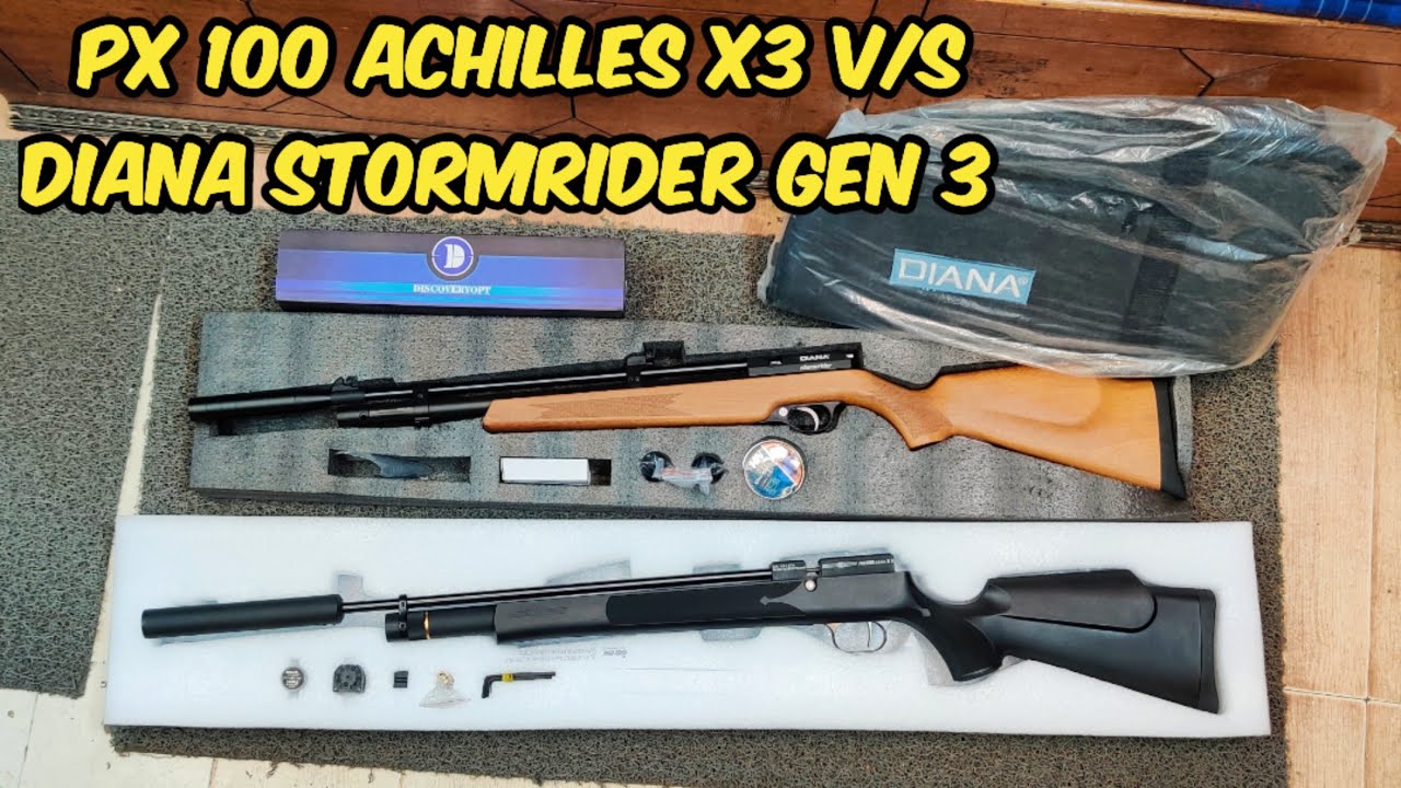 PRECIHOLE PX 100 ACHILLES X3 vs DIANA STORMRIDER GEN 3
