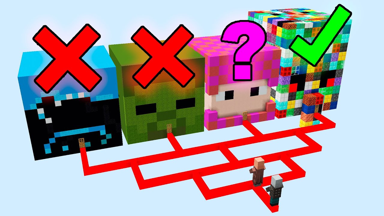 which boss house will villager choose?