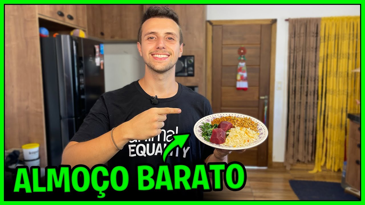 Fiz um PRATO VEGANO mais barato que os tradicionais!!