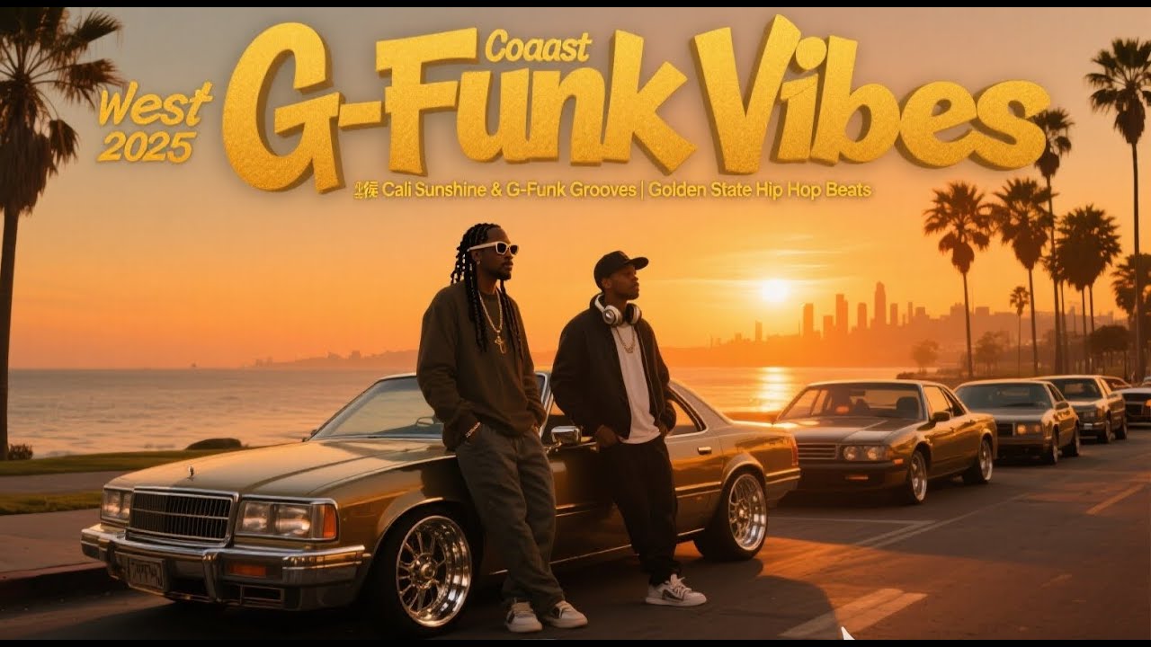 West Coast Vibes 2025 🌴 Cali Sunshine & G Funk Grooves || Golden State Hip Hop Beats