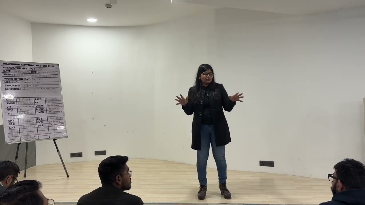 Millennium City Toastmasters Club Meeting #638