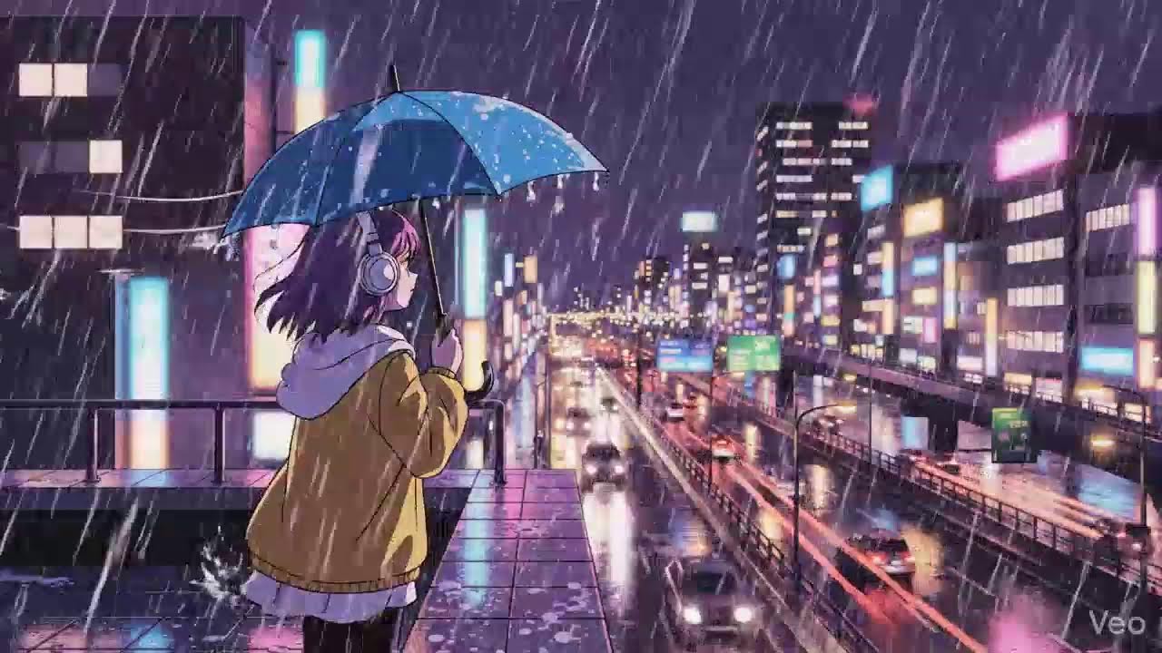 Rainy City Nights 🌧️ Lofi Chillhop from Japan