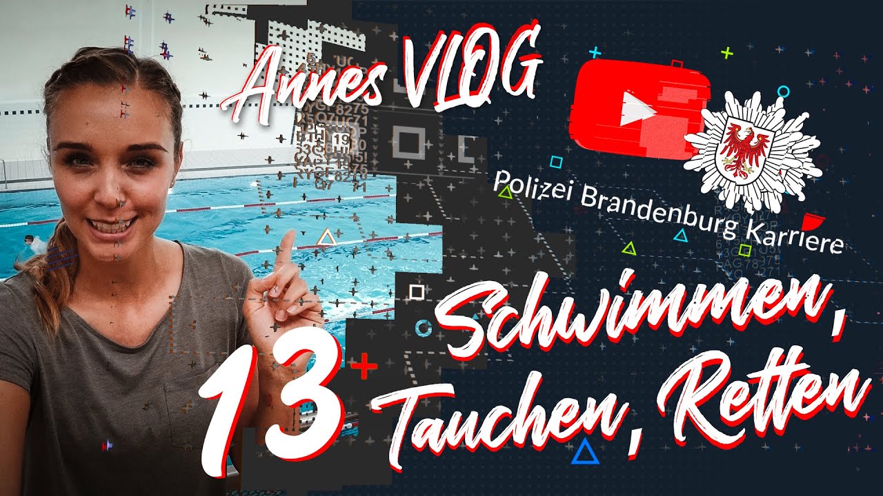 Annes VLOG -  13 Schwimmen, Tauchen, Retten // POLIZEIKARRIERE