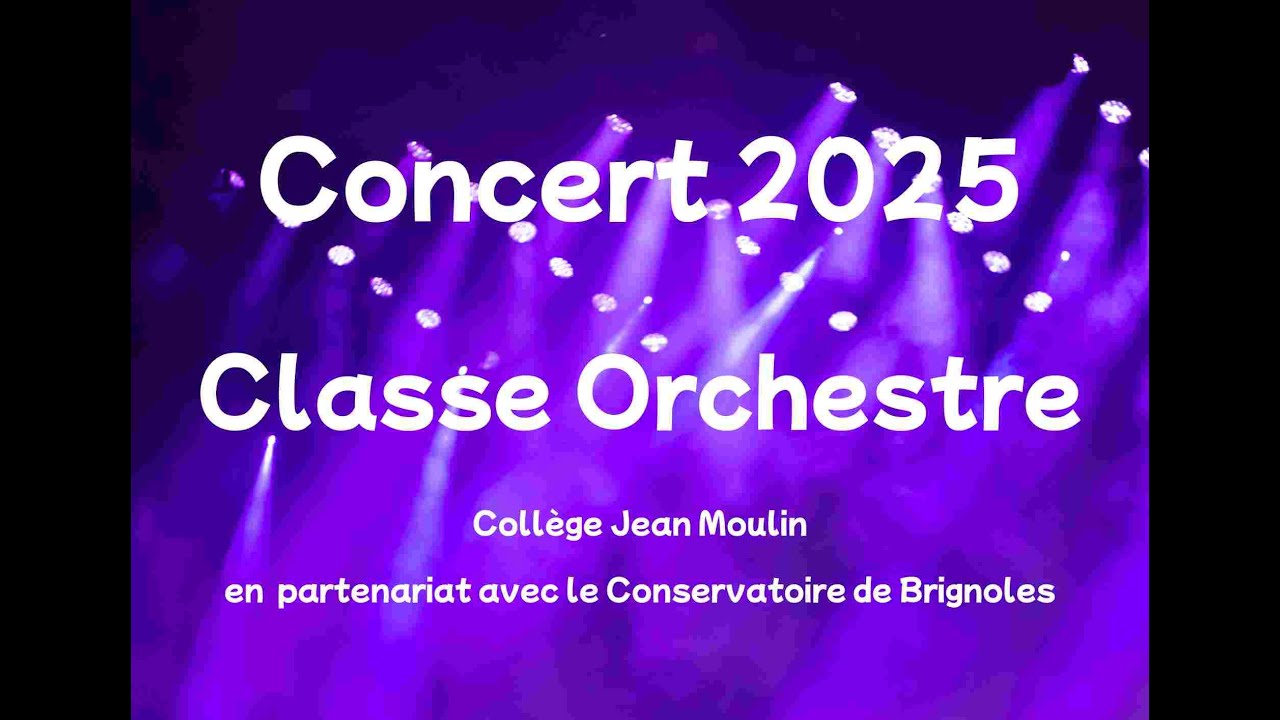 Concert de la classe orchestre 2025