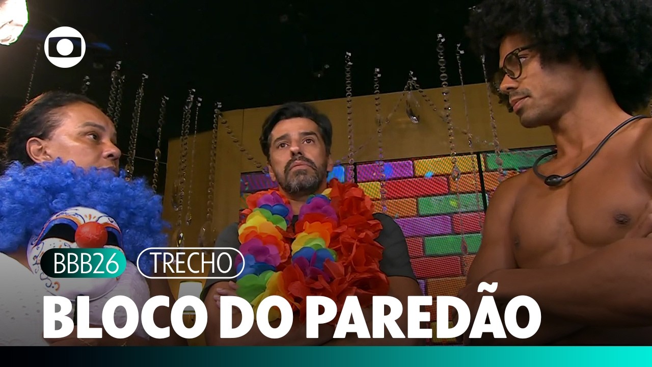 BLOCO DO PAREDÃO 🧱 Alberto Cowboy, Breno e Solange Couto estão no Paredão! | BBB 26 | TV Globo
