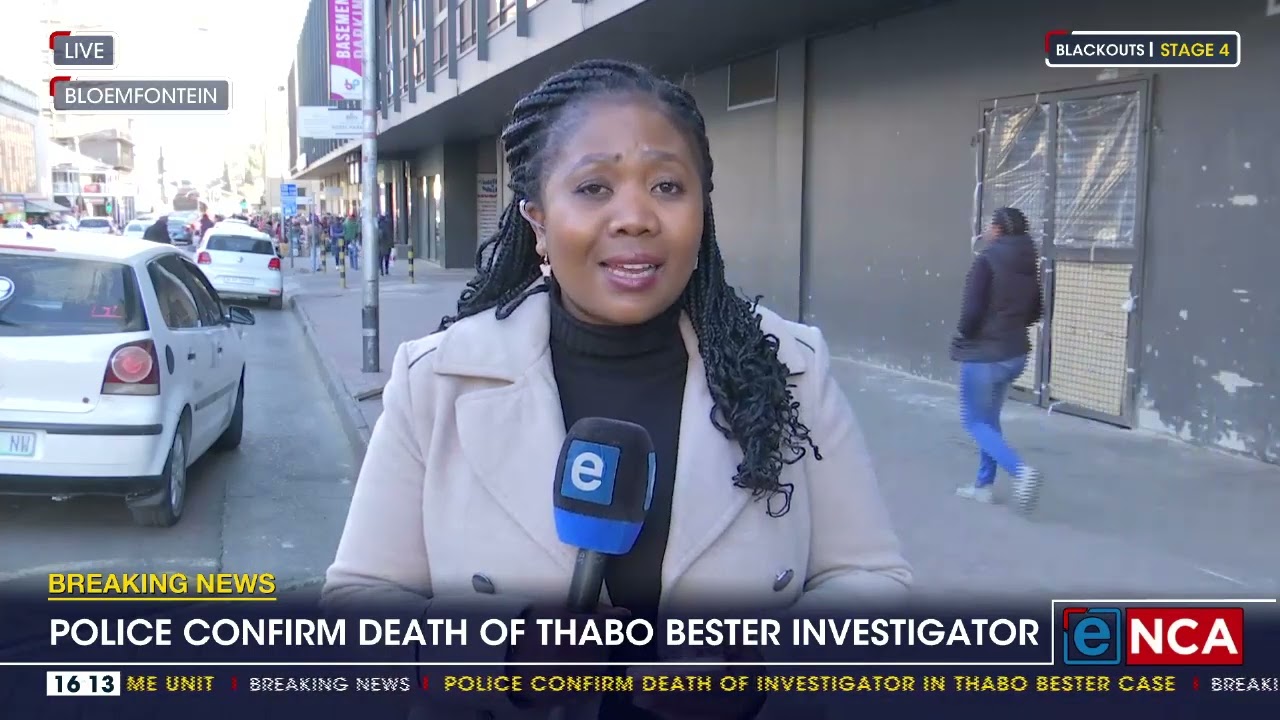 Police confirm death of Thabo Bester investigator