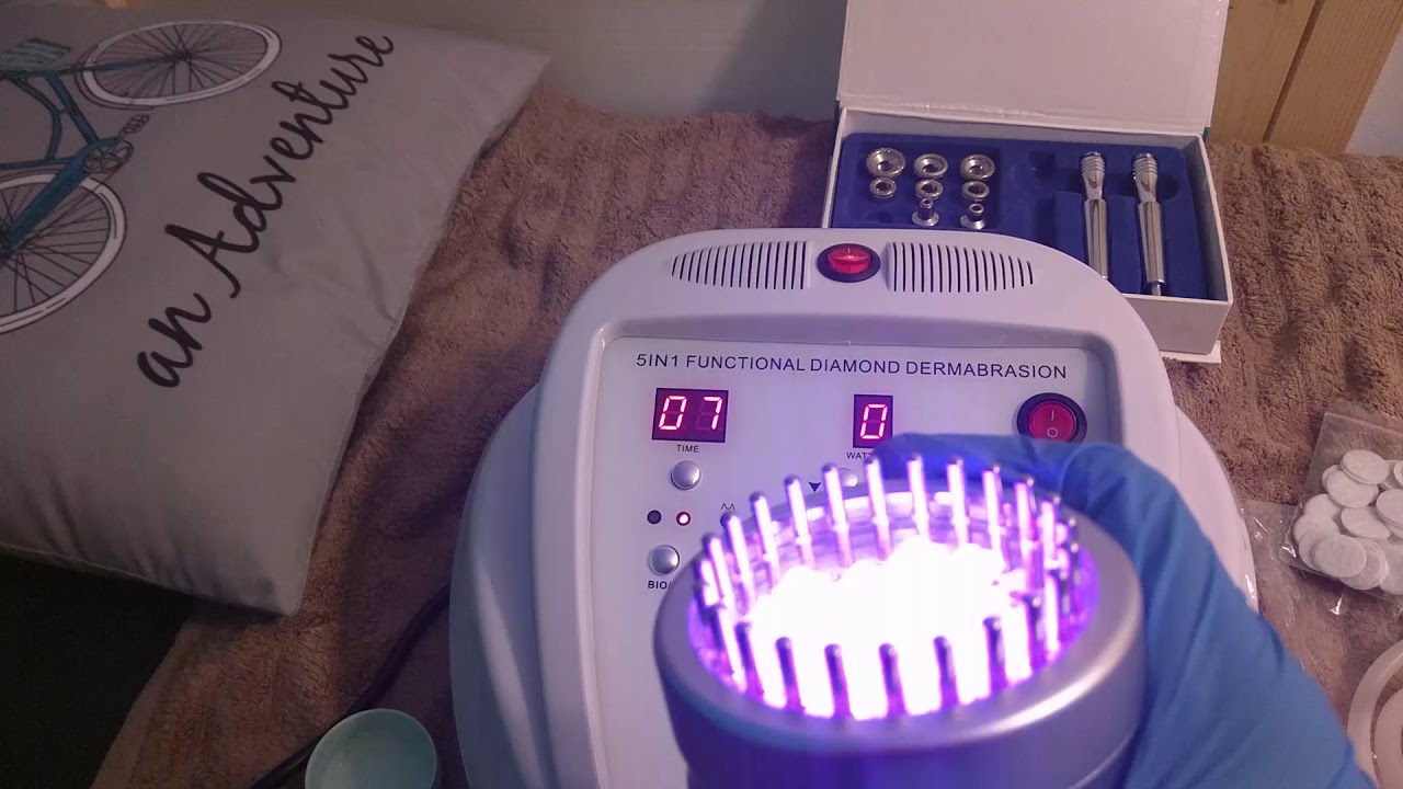 Microdermoabrasion 5 en 1 con martillo frío/calor