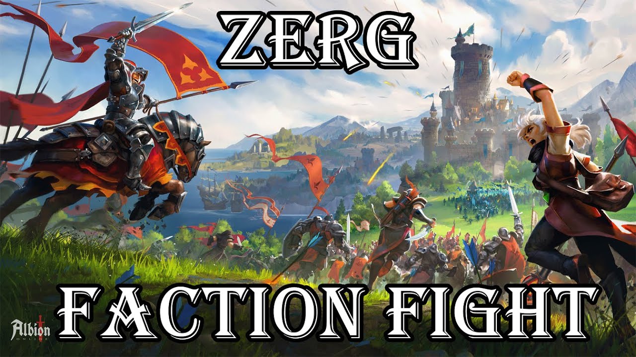 [FR] Albion Online - Faction Fight Zerg en Attaque