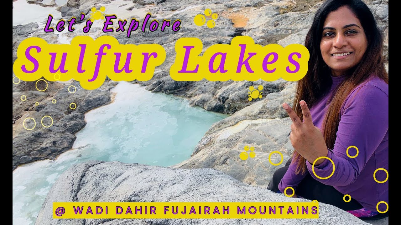 😱VIBRANT 🤷🏻&zwj;♀️COLORS OF SULFUR LAKE@FUJAIRAH #Travel #adventuretourism #subscribetomychannel