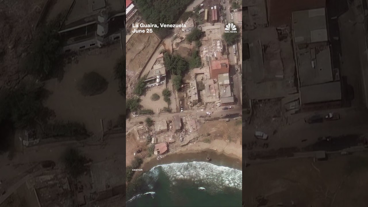 Satellite images show aftermath of earthquakes in Venezuela