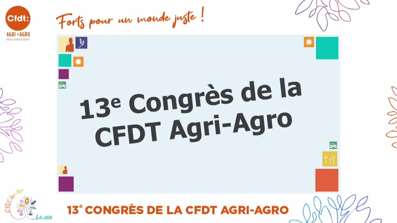 Diffusion en direct de CFDT Agri-Agro