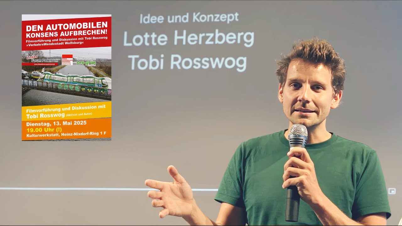 Den automobilen Konsens aufbrechen - Diskussion mit Tobi Rosswog