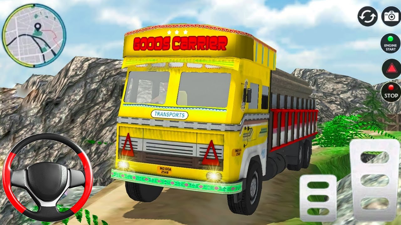 Indian Offroad Truck Driver Simulator - Cargo Truck Lorry Driving 3D - Android Gameplay