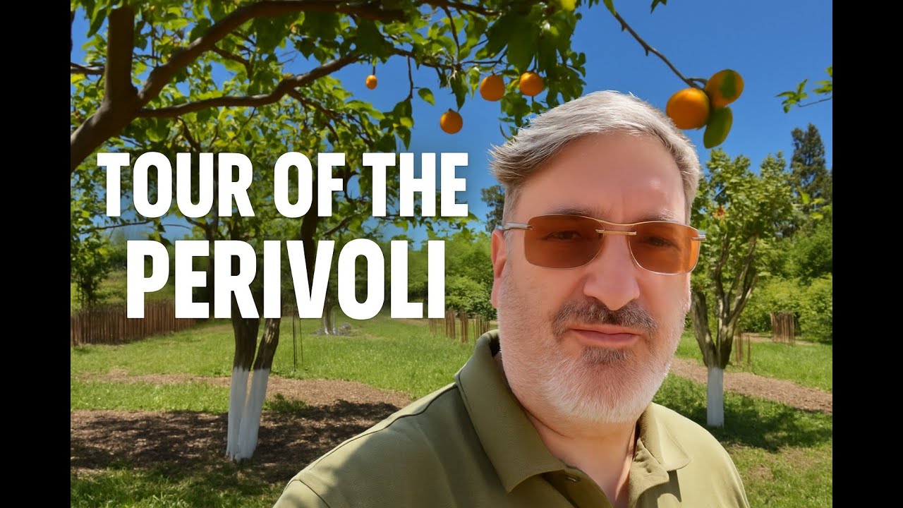 Touring Perivoli Café in Kampos, Chios – A Hidden Gem in a Historic Villa 🇬🇷 #Chios #Kampos