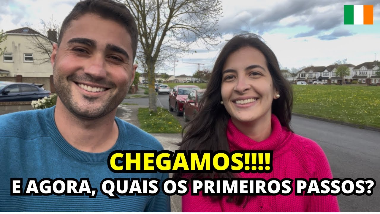 CHEGAMOS EM DUBLIN! E AGORA, QUAIS OS PRIMEIROS PASSOS? | INTERCÂMBIO NA IRLANDA | FUI MORAR FORA