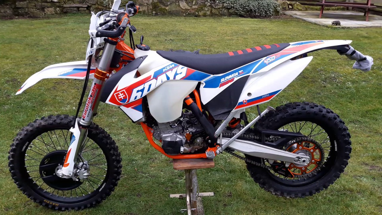 KTM EXC 450 Sixdays 2016 Slovakia - Bike tour & start up