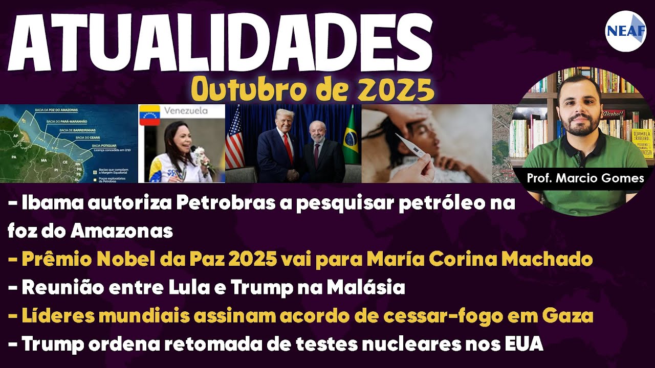 Atualidades para Concursos Públicos NEAF Outubro de 2025