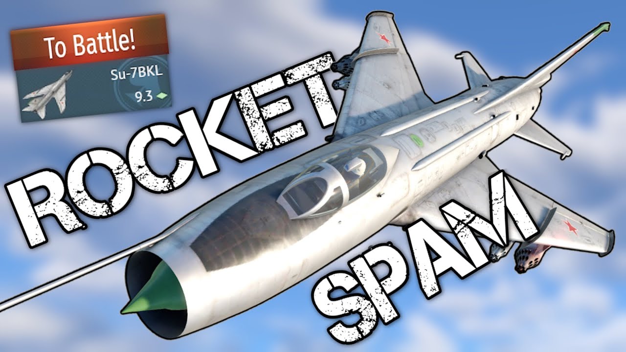 Rockets Spamming With This JET | SU-7BKL Experience | War Thunder