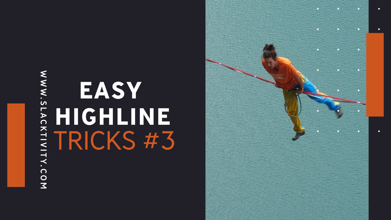 Slackline-Tutorial - Easy Highline Tricks for Highline Beginners #3