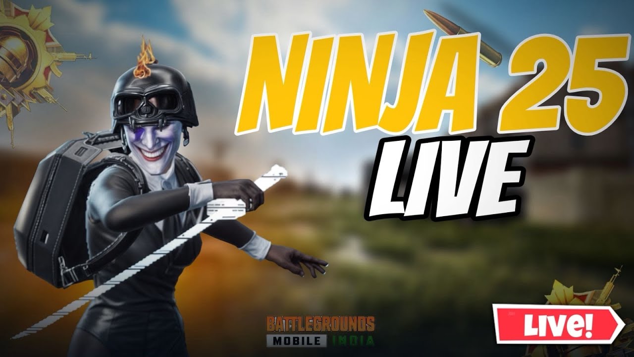 NEW UPDATE |BGMI LIVE |NINJA    25 LIVE