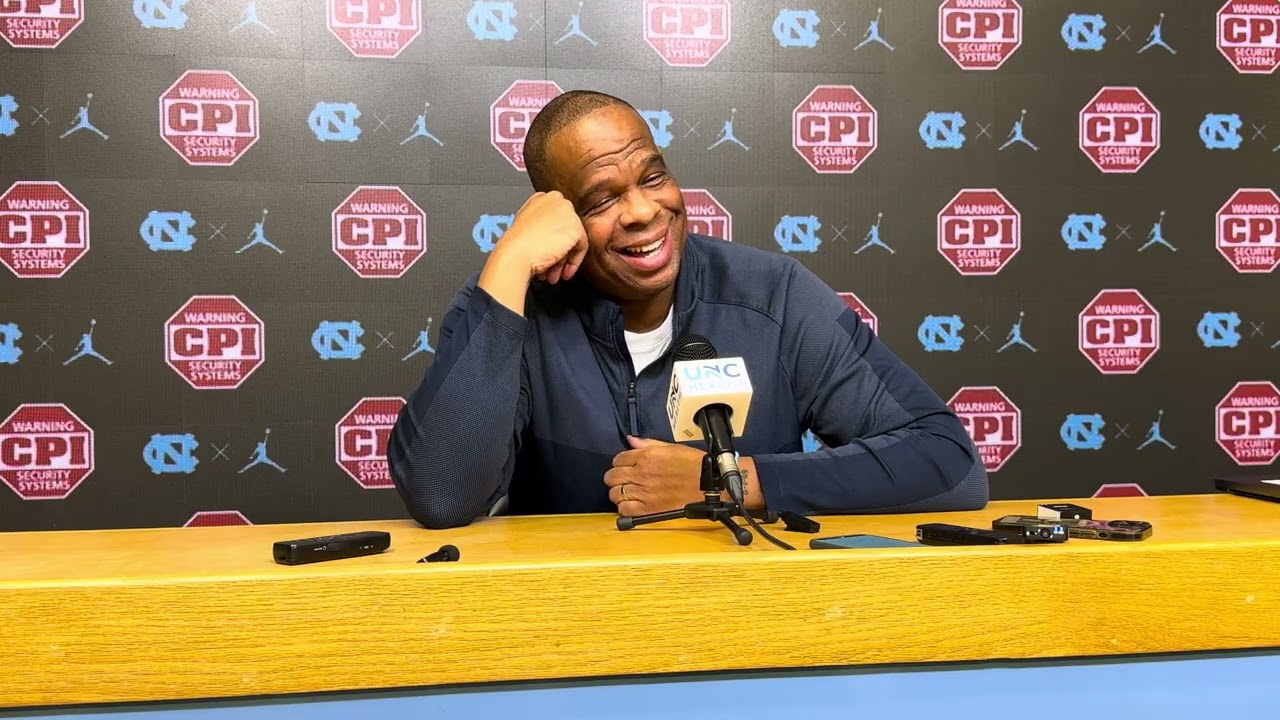 Hubert Davis Pre-Duke Press Conference | UNC Basketball