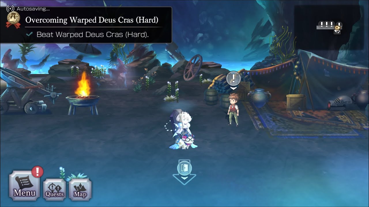 Another Eden Global 3.1.100 Apocrypha Warped Deus Cras HARD Optional Boss Fight! No AS Radias/Yipha
