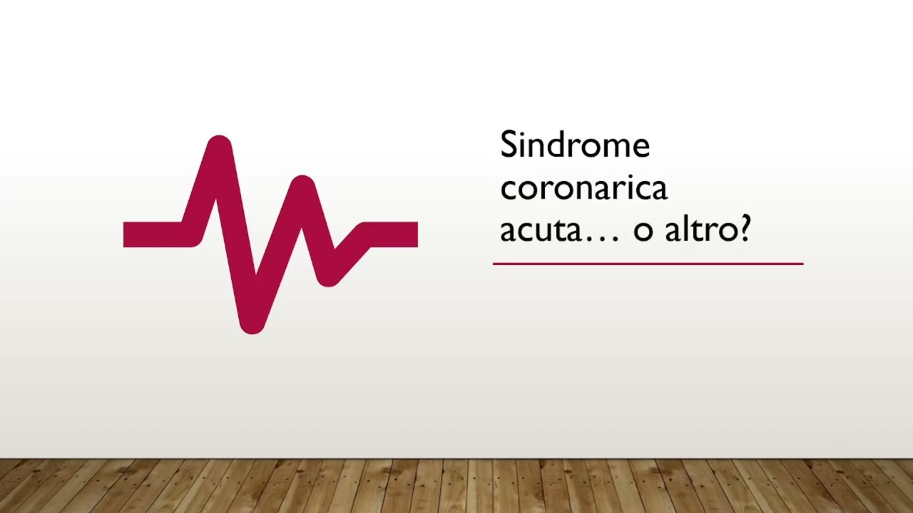 Sindrome coronarica acuta... o altro