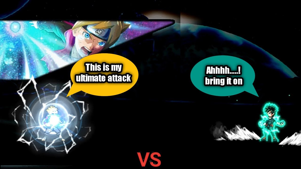 Boruto (update) VS Midoriya/Deku in Jump Force Mugen