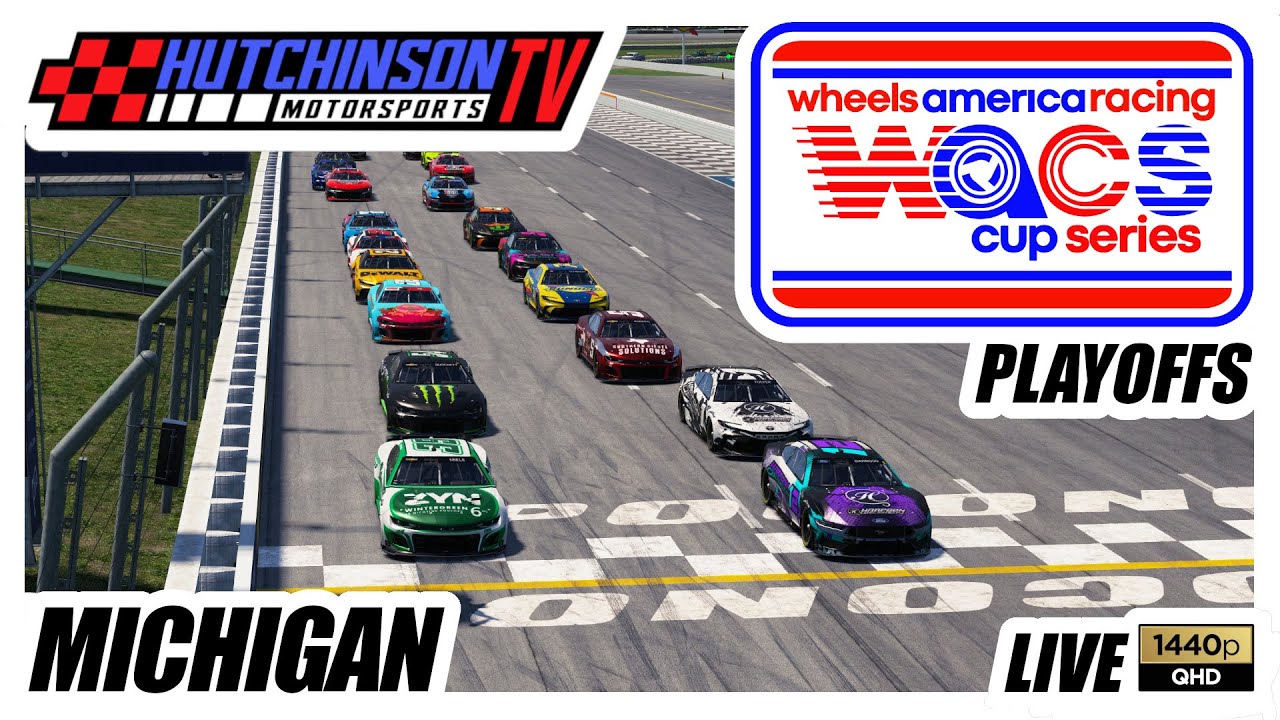 LIVE iRacing Wheels America Cup Series @ Michigan- Starts at 8:25PM EST