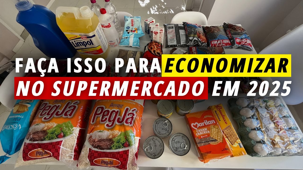Compras do mês INTELIGENTES para ECONOMIZAR no supermercado