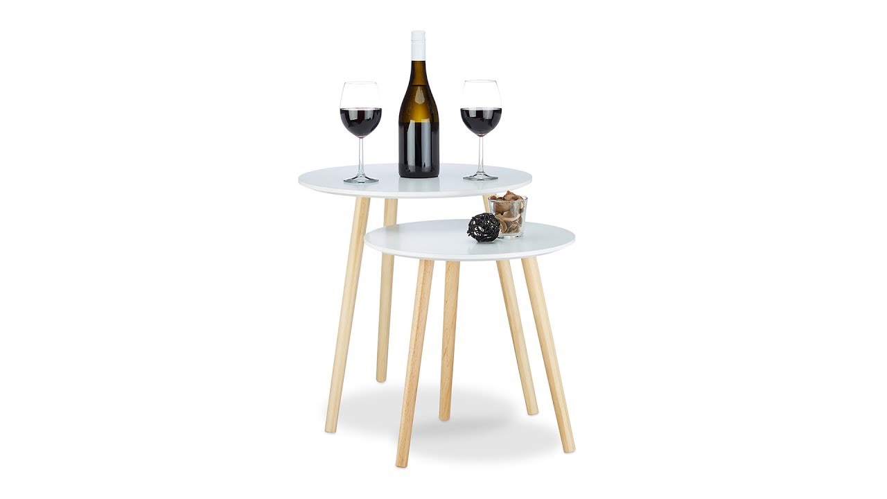 Beistelltisch 2er Set Skandinavisch